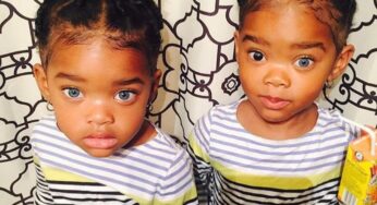 Four-Year- Old Blue-Eyed Afro-American Twins Make Waves In The Fashion World