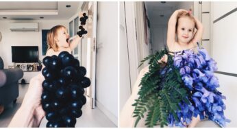 Dresses Made From Vegetables, Fruits And Flowers Makes Stefani An Instagram Sensation