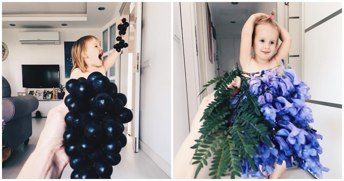 Dresses Made From Vegetables, Fruits And Flowers Makes Stefani An Instagram Sensation