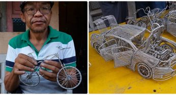 52-Year-Old Filipino Sets The Social Media Abuzz By His Incredible Creations Made From Aluminum Wires