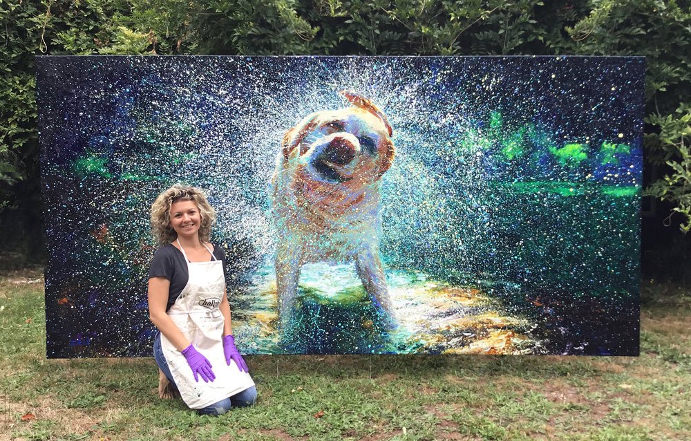 Iris Scott’s Painstaking Finger Paintings Start A New Art Movement