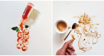 This Amazing Artist Turns Spilled Food Into Works Of Art