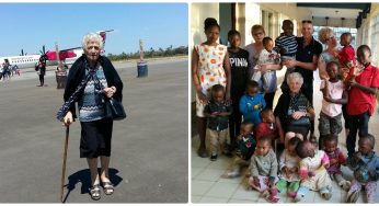 93-Year-Old Italian Grandma Travels To Kenya For Volunteer Work At Orphanage