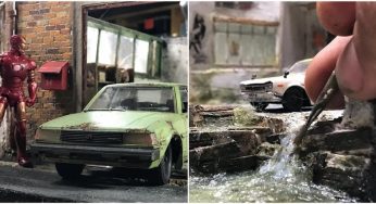 This Amazing Artist Sets Realistic Dioramas That Depict Scenes From His Own Life