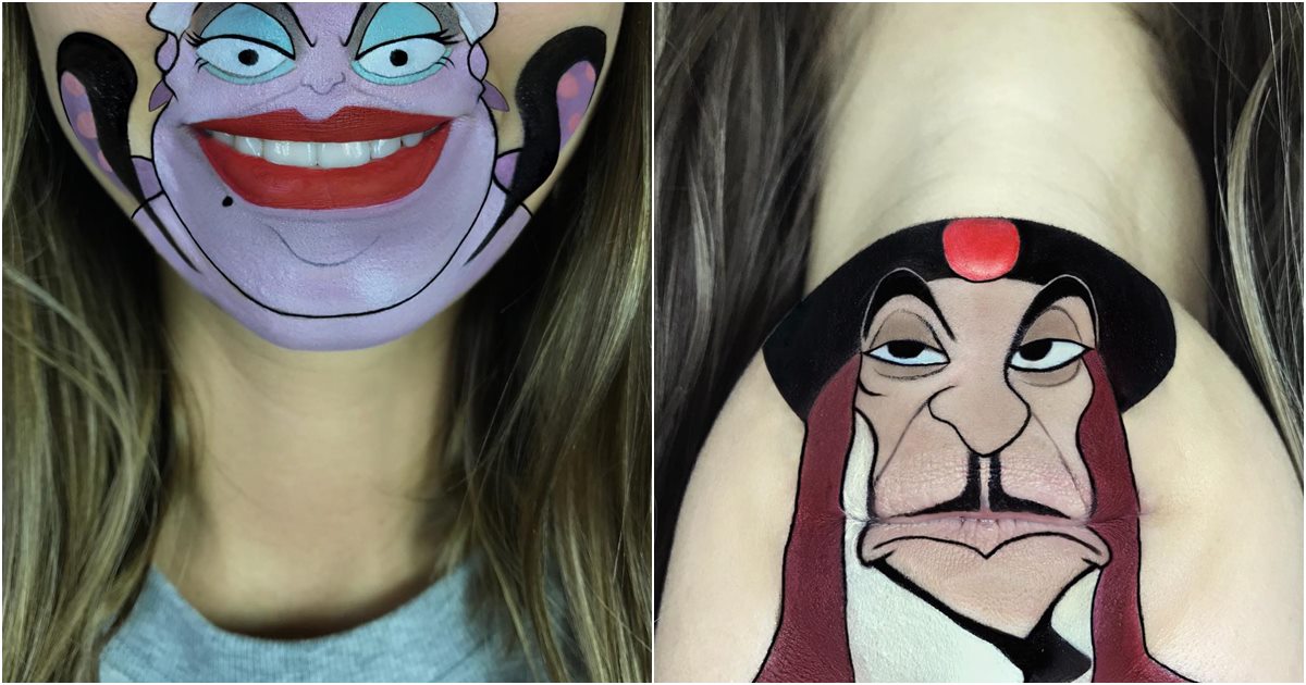 This Amazing Woman Creates Cartoon Characters On Her Lips Through Make-Up, Calls It Lip Art