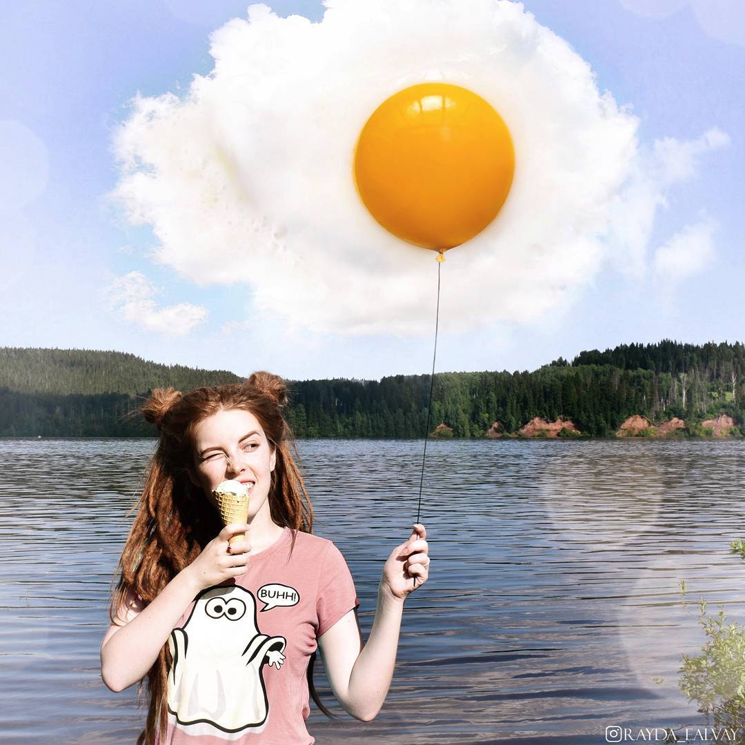 This Amazing 19-Year-Old Artist Turns Her Self-Portraits Into Surreal Compositions