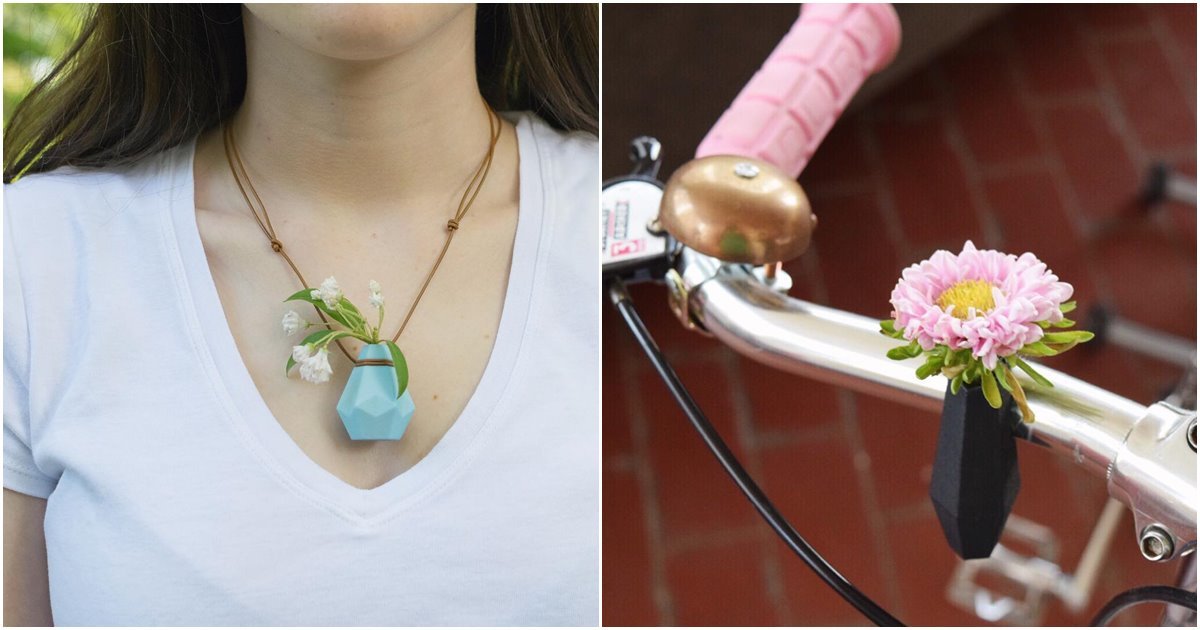 These wonderful planters can be worn like any other piece of jewellery