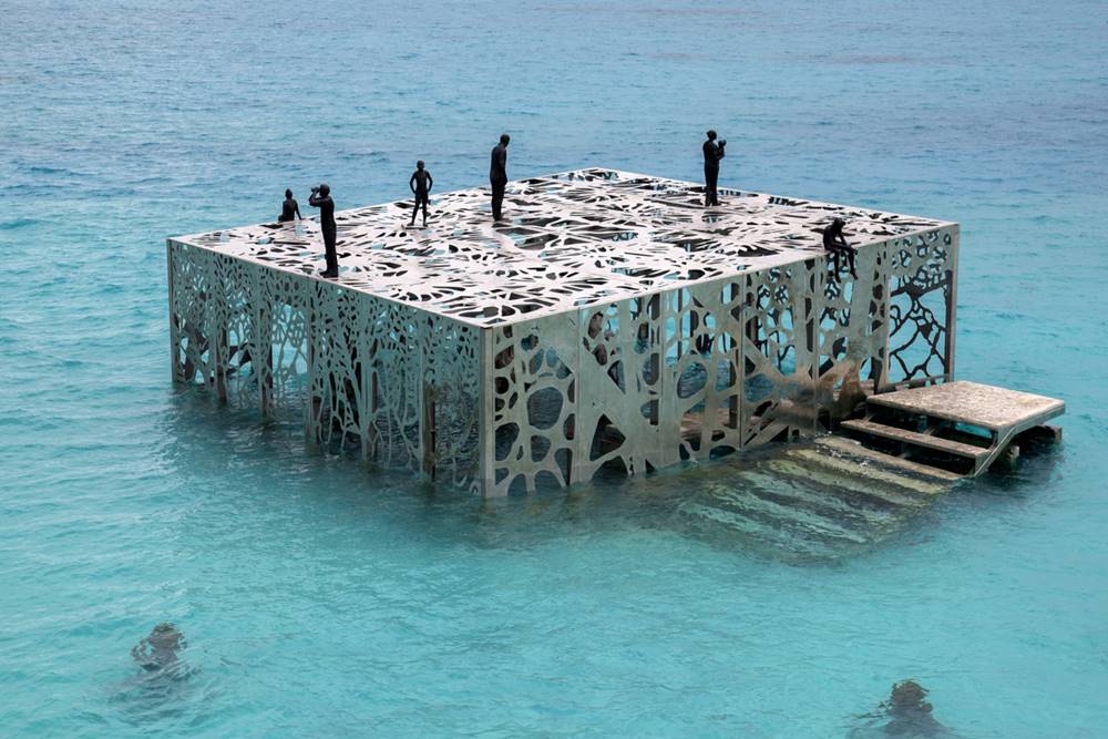 Beautiful Semi-Submerged Sculptural Installation Aims At Global Environmental Awareness