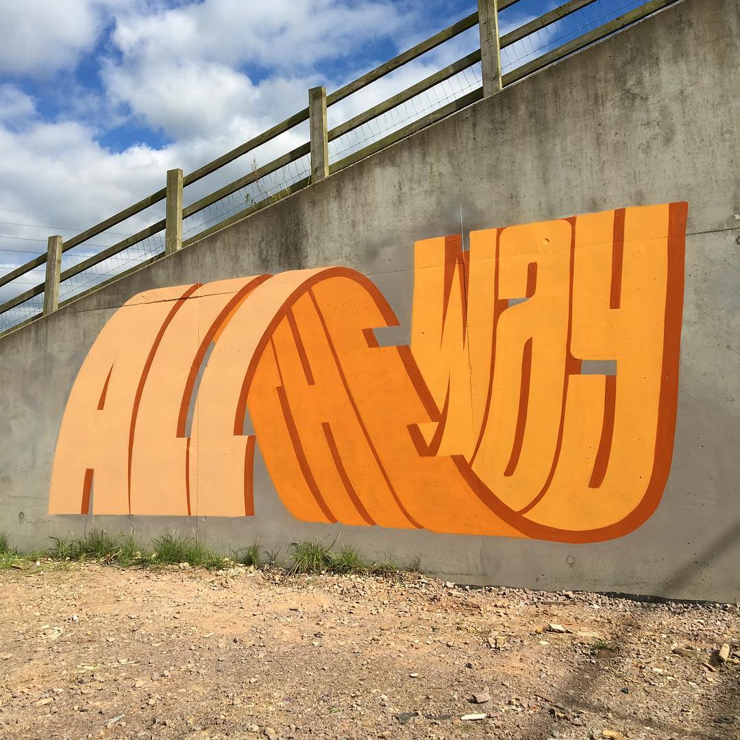 Incredible 3D Street Art Typography Grabs Eyeballs On The Social Media