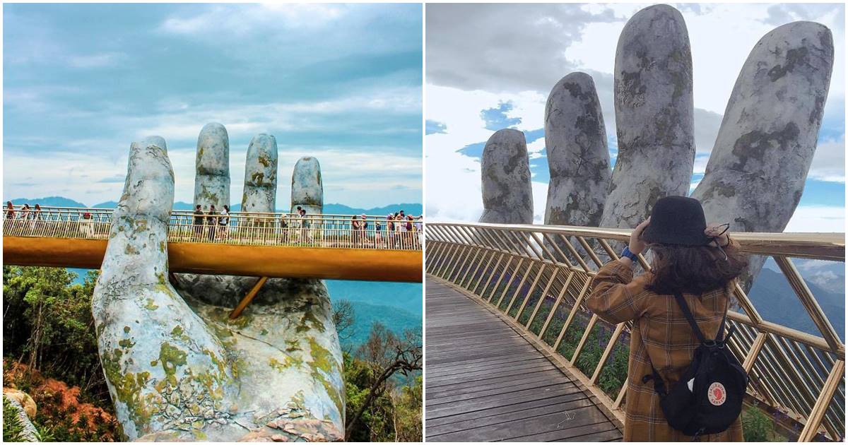 Vietnam’s Golden Bridge On The Ba Na Hills Is Attracting International Tourists In Droves