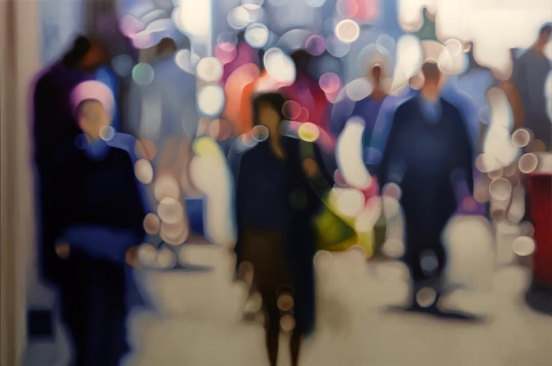 Out-Of-Focus Oil Paintings Portray The Plight Of People With Weak Eyesight