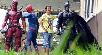 Ingenious Photography Depicts Life-Size Superheroes Mingling With Humans In Funny Situations