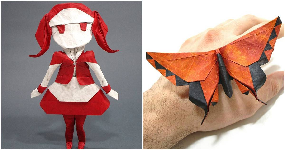 Real-Looking Paper Figures Catapults This Origami Artist To Fame