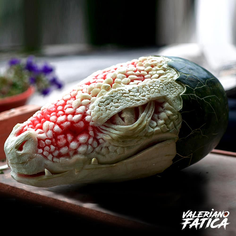 This Fruit And Vegetable Carver Takes This Art To A Whole New Level