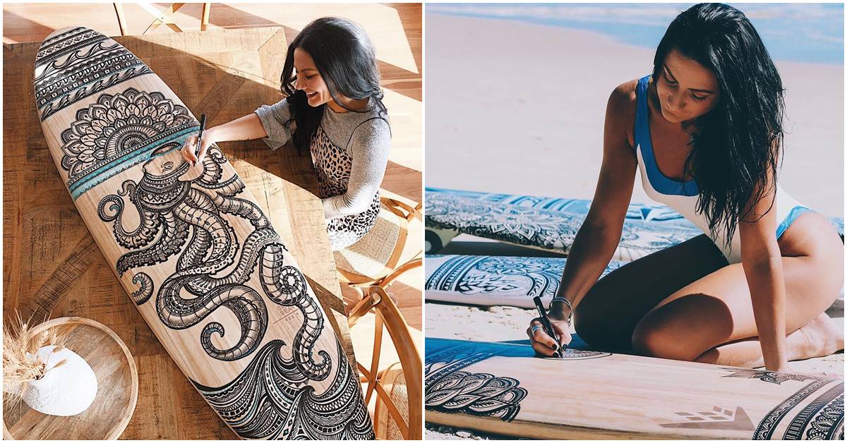 The Intricate Surfboard Art Of This Shapely Artist Is Making Waves Across The World