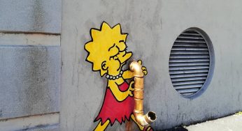 Street Artist Uses Popular Cartoon Characters To Infuse Life Into Street Objects