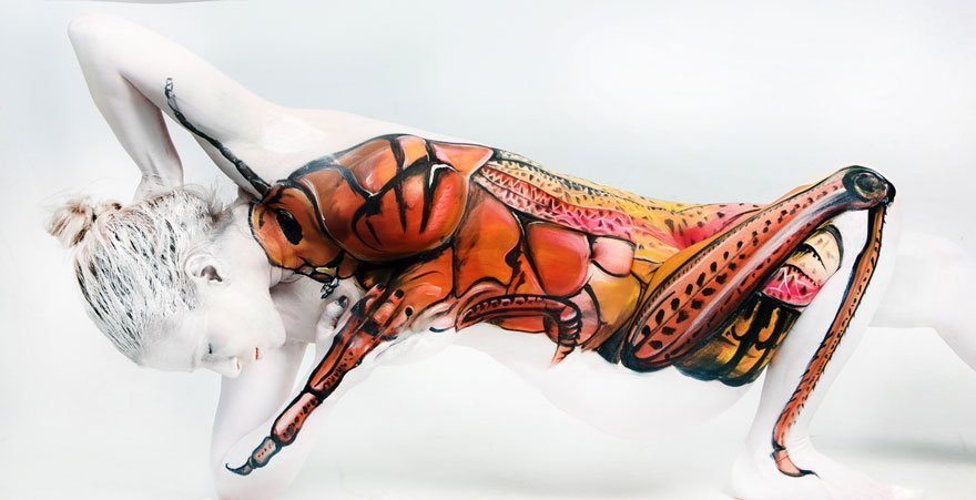 This Master Body Painter Wows All By Her Unique Body Art