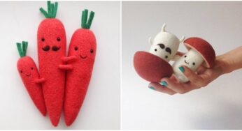 Using Pure Wool Felt, This Artist Creates Incredible Cuddly Miniature Figurines