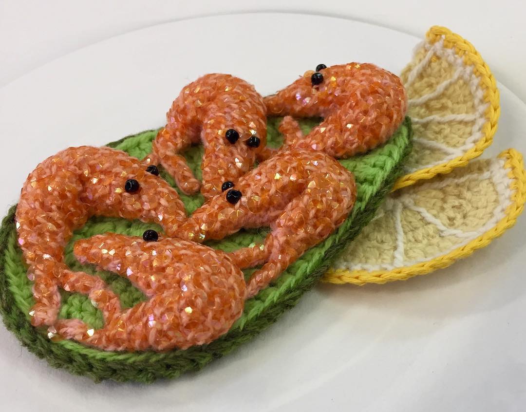 This Crochet Artist Is A Seafood Addict And It Shows In Her Needlework