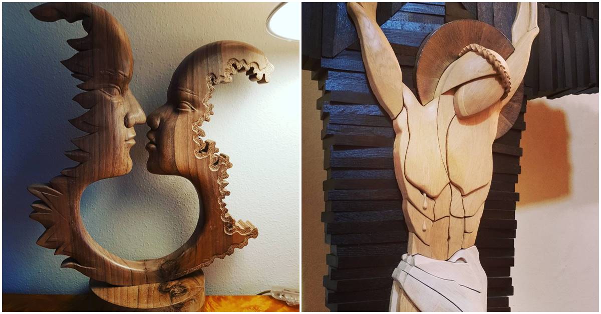 This Wood Sculptor Infuses Life Into His Exquisitely Carved Wooden Sculptures