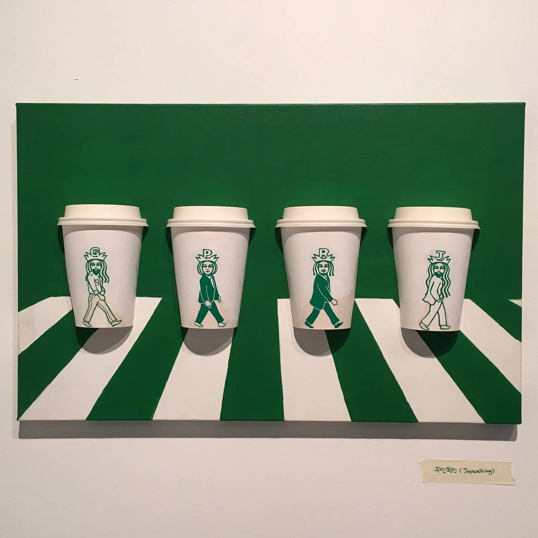 This Korean Illustrator Displays A Unique Take On The Iconic Starbucks Mermaid