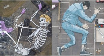 This Australian Muralist Adorns The Street Surface With His Giant Art