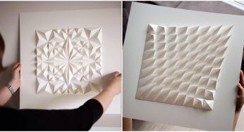 This Artist Creates Art Inspired By Origami And Geometry