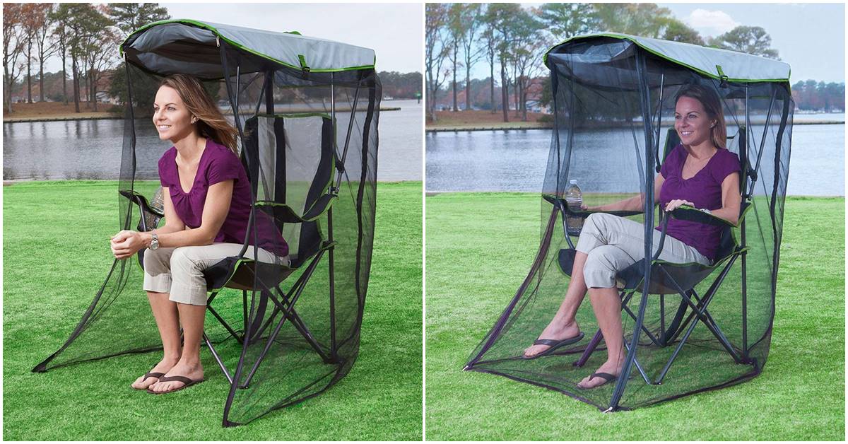 This Anti-Bug Canopy Chair Is Your Mate For All Seasons