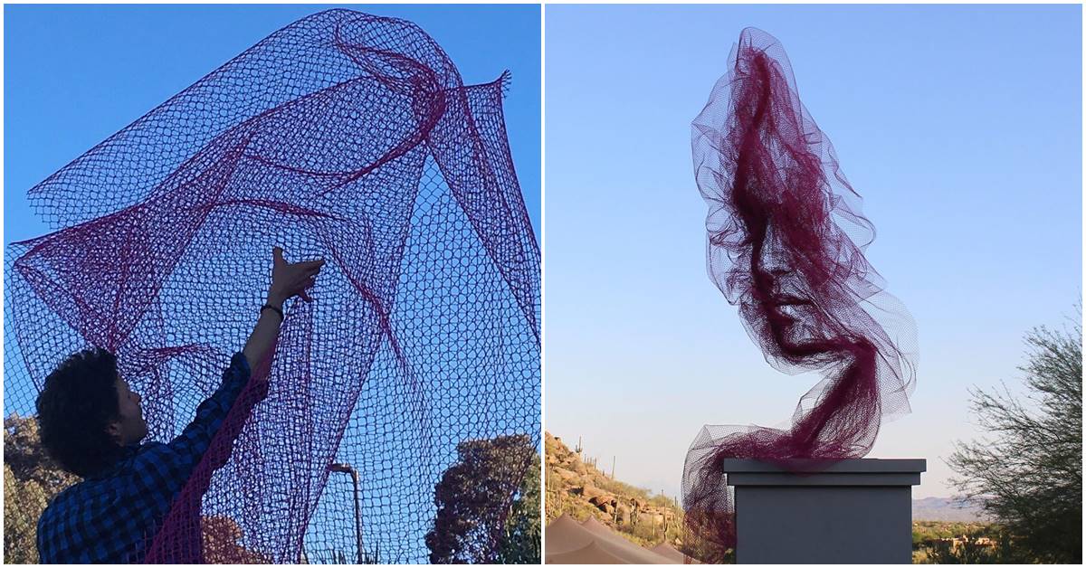 This Fashion Designer’s ‘Painting With Fabric’, Using Tulle, Captures Global Attention