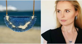 This Melbourne Based Artist Creates Exquisite Jewelry Made From Sand And Resin