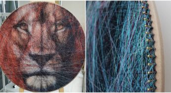 Russian Couple Uses Algorithm To Recreate Incredible String Art Masterpieces