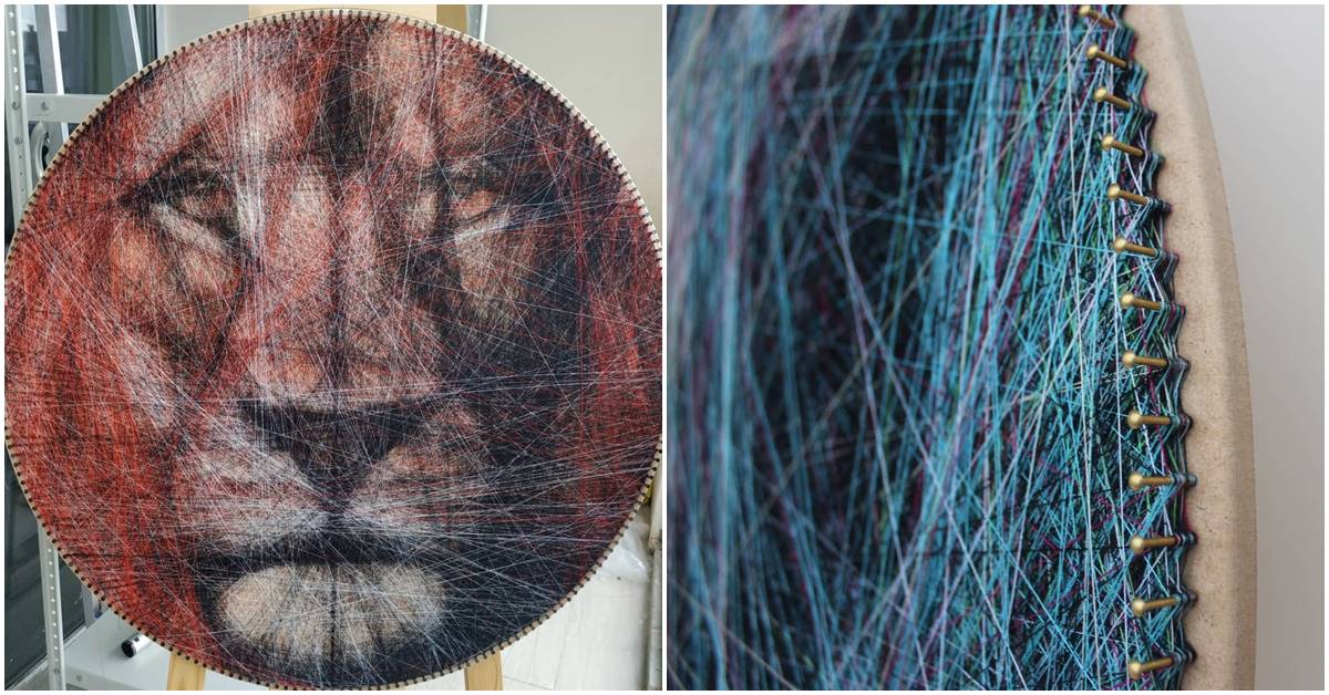 Russian Couple Uses Algorithm To Recreate Incredible String Art Masterpieces