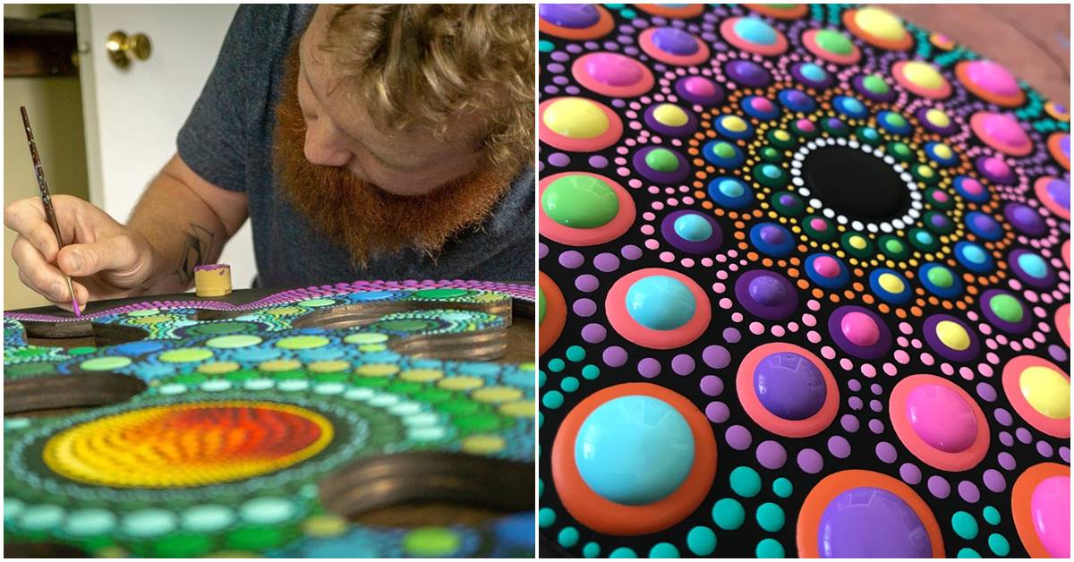 This Artist Expresses Artistic Ideas Through His Unique Dot-Art