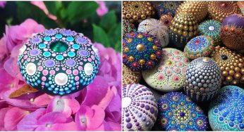 This Dot Artist Entrances Her Viewers By Amazing Mandala Dot Painting Patterns On Stones