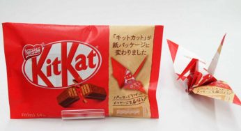 Nestlé Japan Replaces Kitkat Plastic Wrappers With Paper Ones That Can Be Folded Into Origami Figures