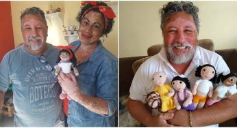 Grandfather’s Crochet Dolls Displaying Vitiligo Have Become An Internet Sensation