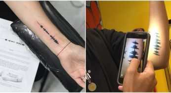 Now You Can Get Your Favorite Sound Bytes Etched Onto Your Skin In The Form Of Soundwave Tattoo