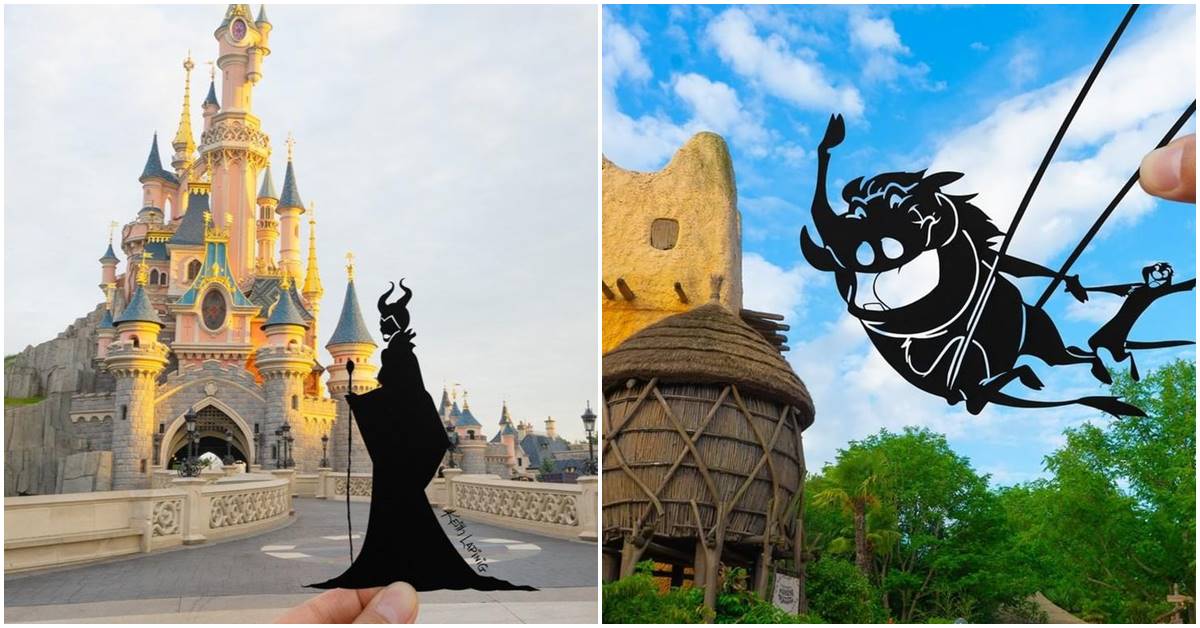 Silhouette Cutouts Of Disney Characters Infuse A New Life Into Disney Pics