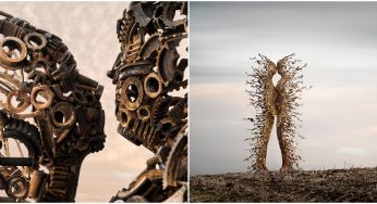 Solid, Life-Size Metal Sculptures, Made From Machinery Parts, Seem To Possess A Soul Of Their Own