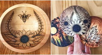 Rebecca’s Pyrography Art Is Inspired By Nature