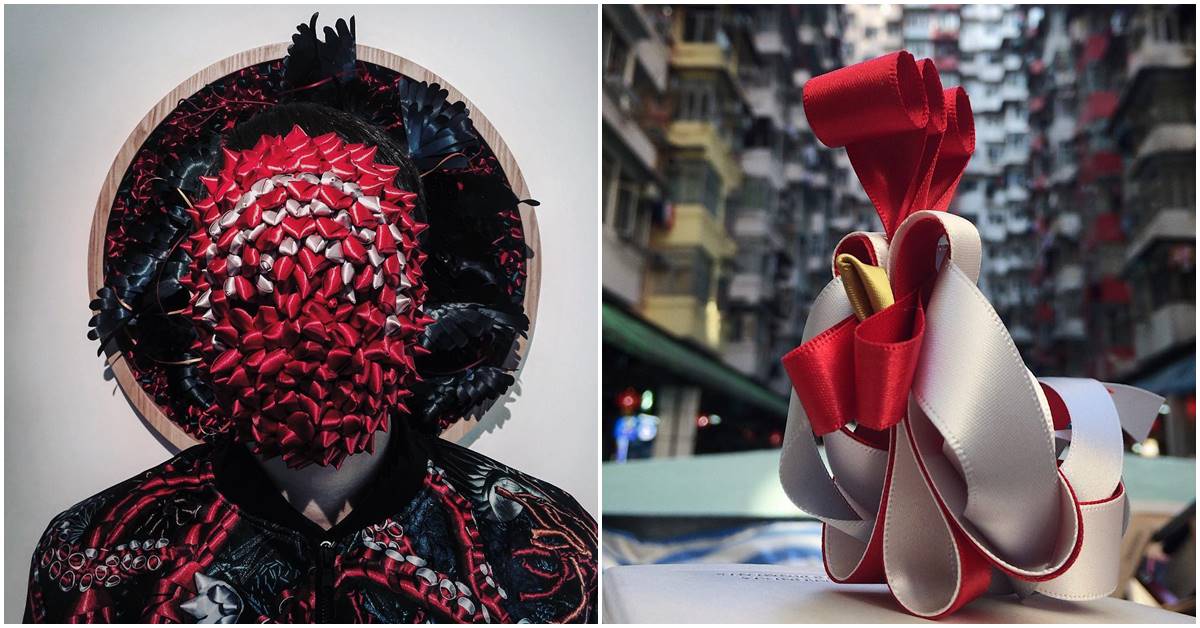 After Origami Paper Sculptures, Ribbon Sculptures Of Ribbonesia Are Gaining Popularity