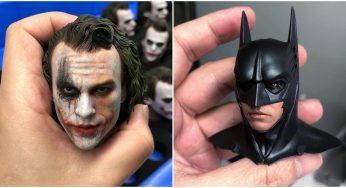 Life-Like Miniature Heads Of Superheroes And Movie Characters Are Collectors’ Items