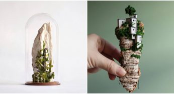 Miniature Architectural Models In Test Tubes Give A Different Twist To Miniature Sculpting