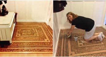 Jewelry Designer Literally Floors Viewers With Her Incredible Mosaic Floor Made Out Of 7,500 Pennies