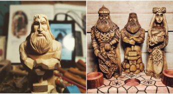 Woodcarver Creates Amazing Dwarf Figures From Fantasy And Mythology