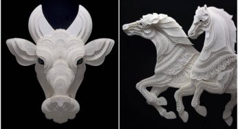 Filipino Sculptor Creates Public Awareness About Endangered Species Through Cut Paper Sculptures