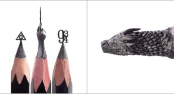 This Artist Renders Amazing Miniature Graphite Sculptures On Pencil Tips