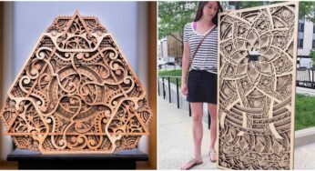 Artist Blends Technology And Woodworking Skills To Create Stunning Wooden Relief Wall Art