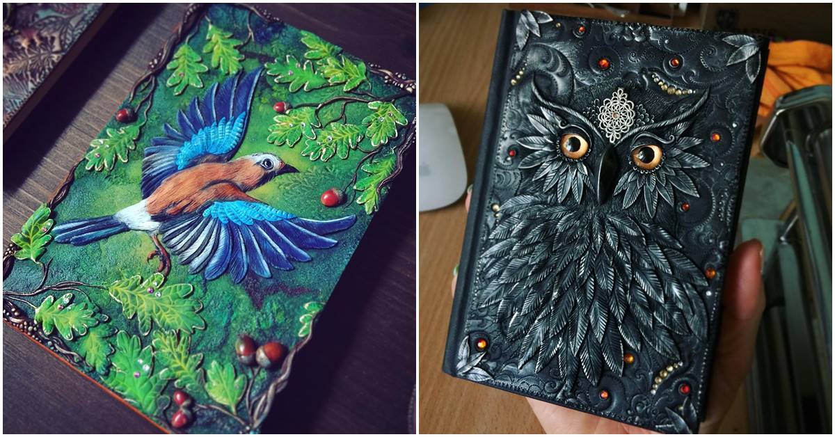 Artist Sculpts Fantasy-Filled Book Covers