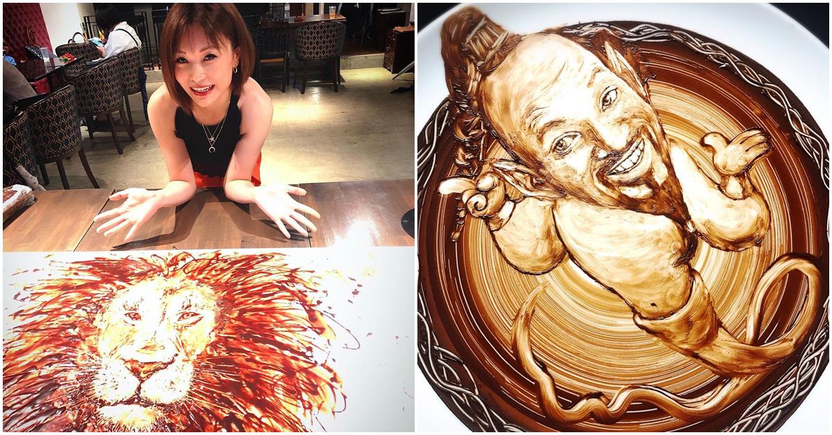 Artist Uses Melted Chocolate To Create Spectacular Portraits